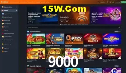 Jackpots e promoções na 9000